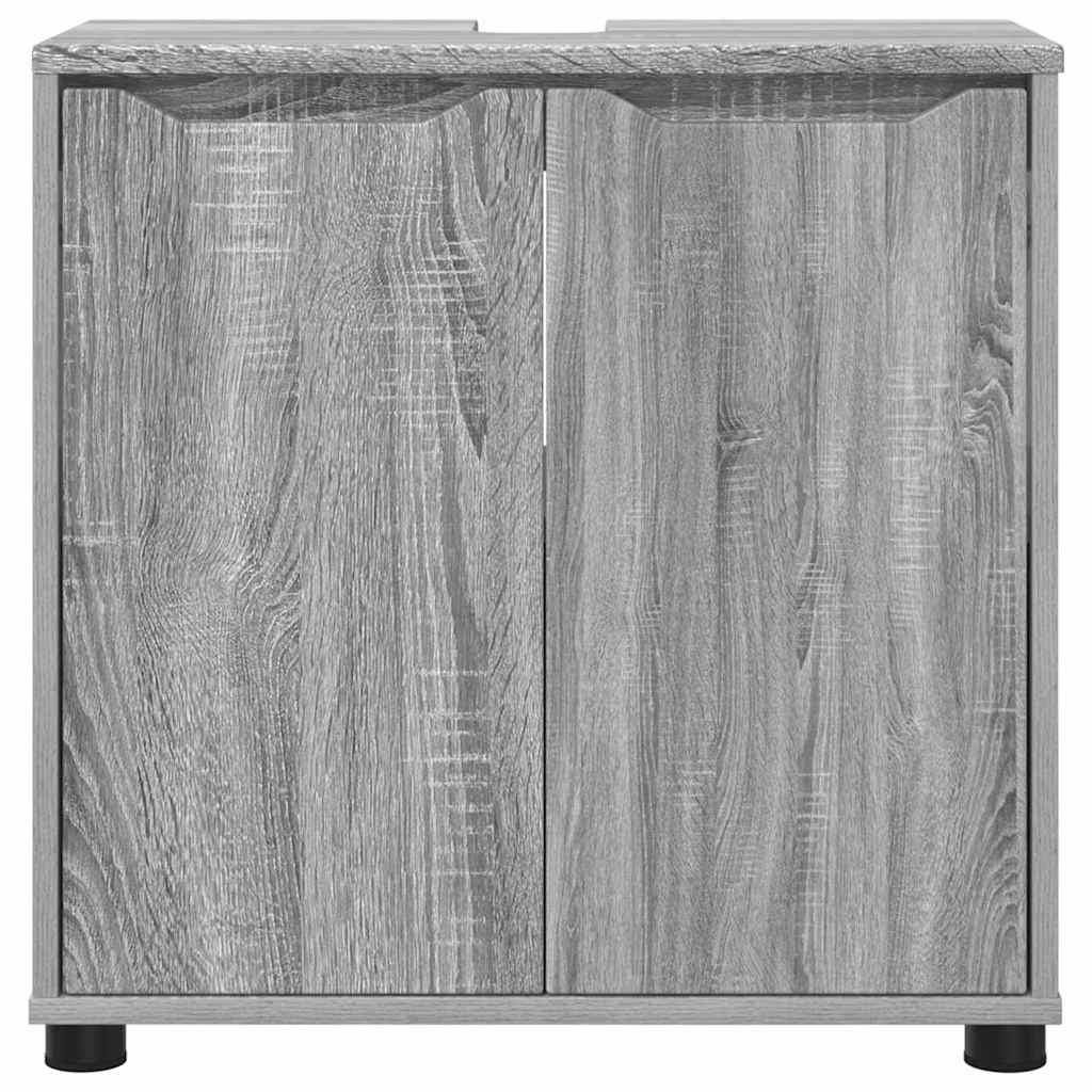 Mobile per lavabo da bagno Grigio Sonoma 60 x 30 x 60 cm | homemem39