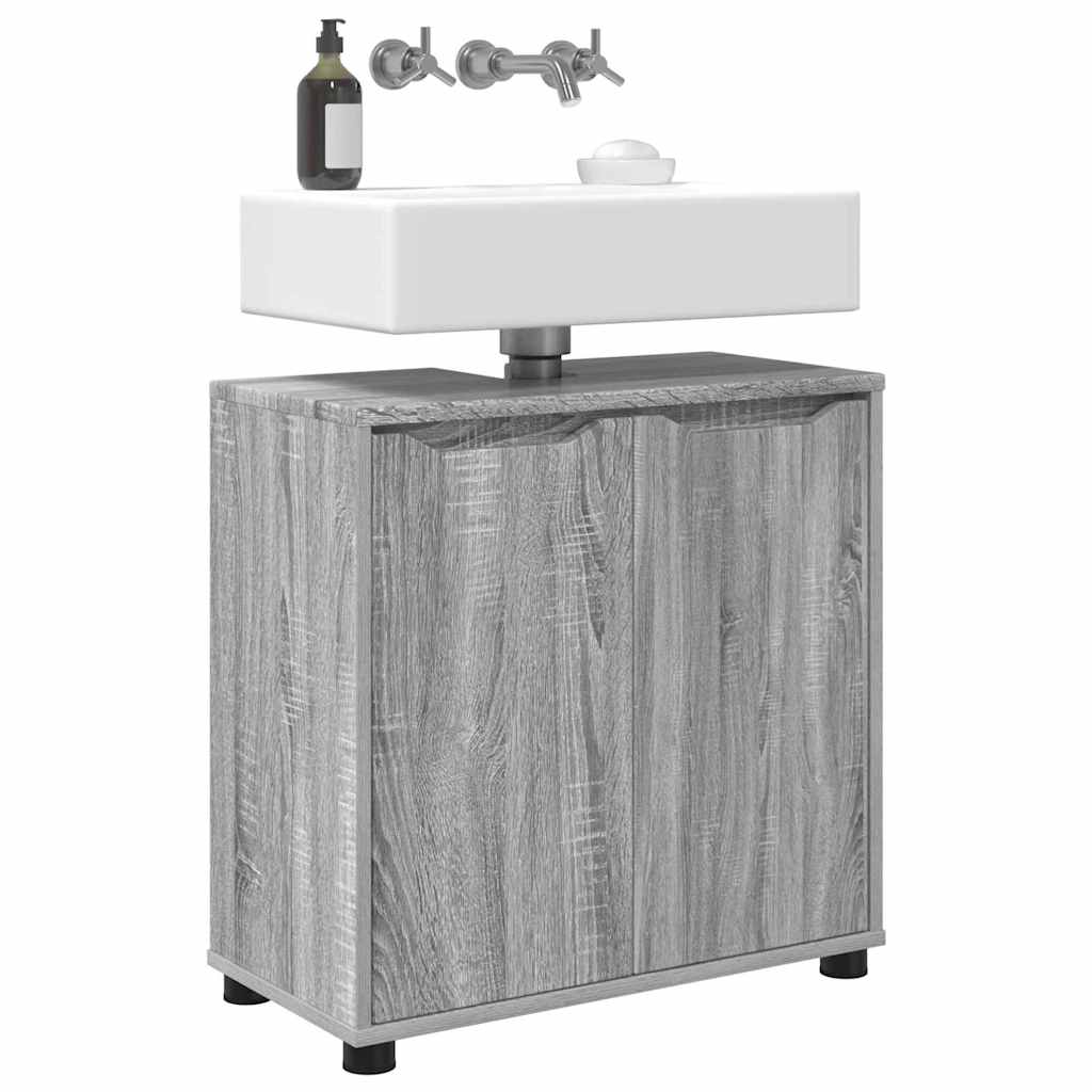 Mobile per lavabo da bagno Grigio Sonoma 60 x 30 x 60 cm | homemem39