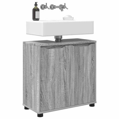 Mobile per lavabo da bagno Grigio Sonoma 60 x 30 x 60 cm | homemem39