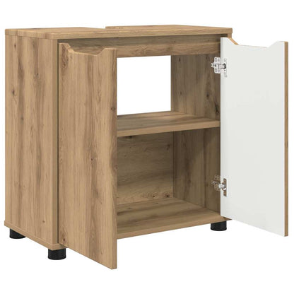 Mobile per lavabo da bagno Rovere artigianale 60 x 30 x 60 cm | homemem39