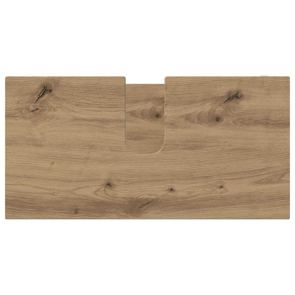 Mobile per lavabo da bagno Rovere artigianale 60 x 30 x 60 cm | homemem39