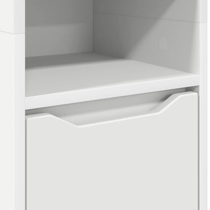Mobile da Bagno Bianco 30,5 x 30 x 195 cm Legno multistrato | homemem39