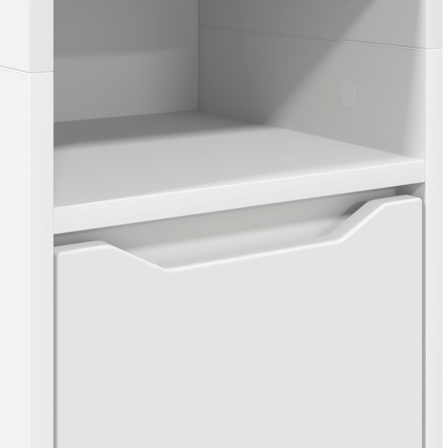 Mobile da Bagno Bianco 30,5 x 30 x 195 cm Legno ingegnerizzato