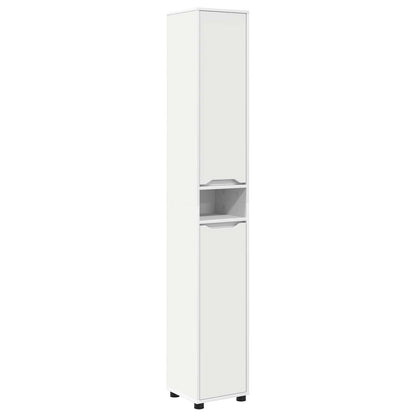 Mobile da Bagno Bianco 30,5 x 30 x 195 cm Legno ingegnerizzato