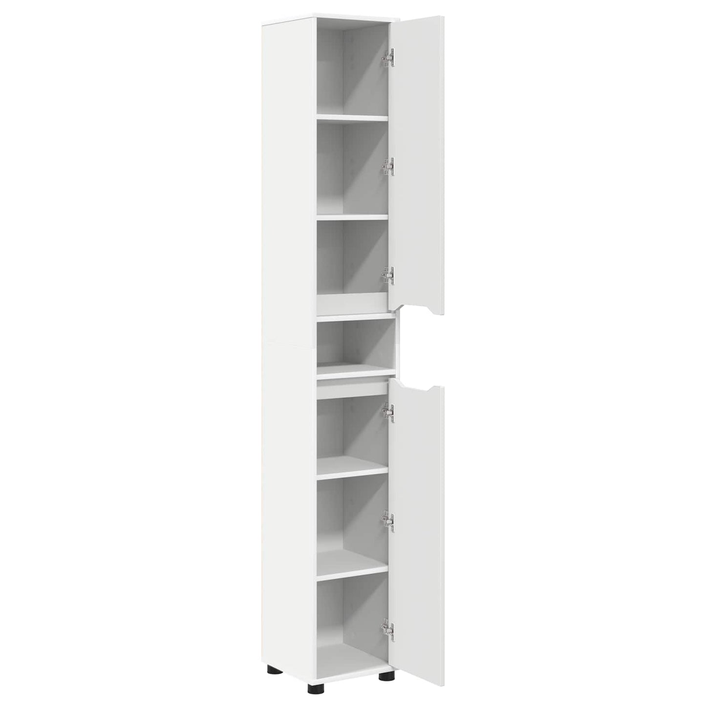 Mobile da Bagno Bianco 30,5 x 30 x 195 cm Legno ingegnerizzato