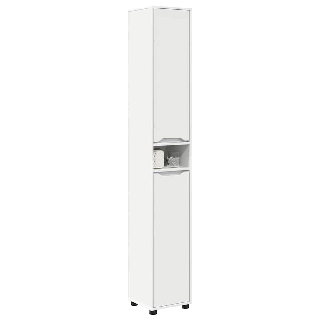 Mobile da Bagno Bianco 30,5 x 30 x 195 cm Legno multistrato | homemem39