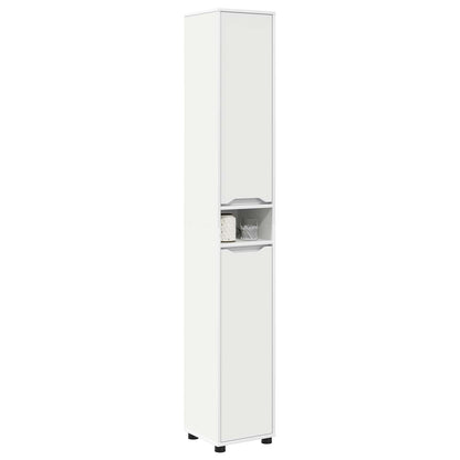 Mobile da Bagno Bianco 30,5 x 30 x 195 cm Legno ingegnerizzato