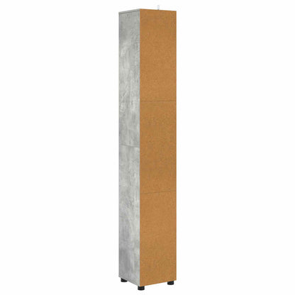 Mobile da Bagno Grigio cemento 30,5 x 30 x 195 cm