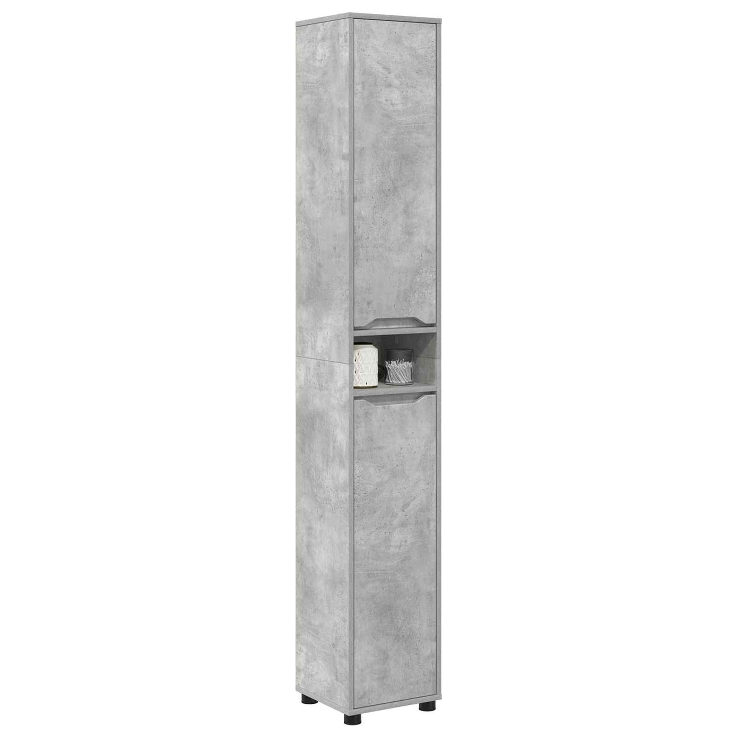 Mobile da Bagno Grigio cemento 30,5 x 30 x 195 cm