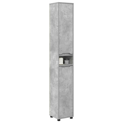 Mobile da Bagno Grigio cemento 30,5 x 30 x 195 cm