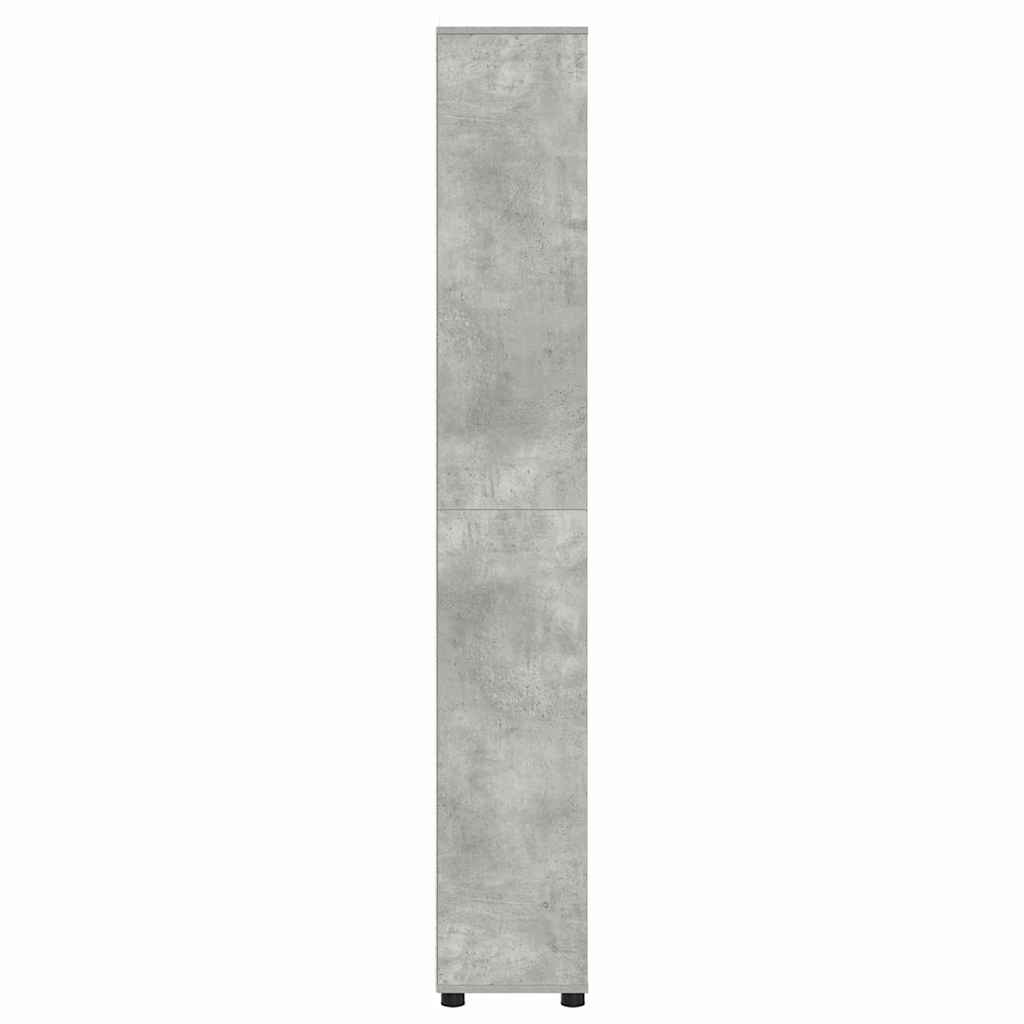 Mobile da Bagno con porta Grigio cemento 30,5 x 30 x 195 cm | homemem39