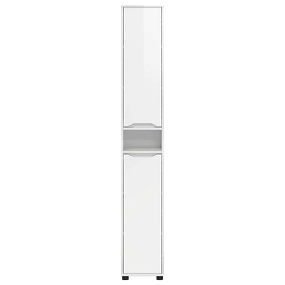 Mobile da Bagno Bianco Lucido 30,5 x 30 x 195 cm | homemem39
