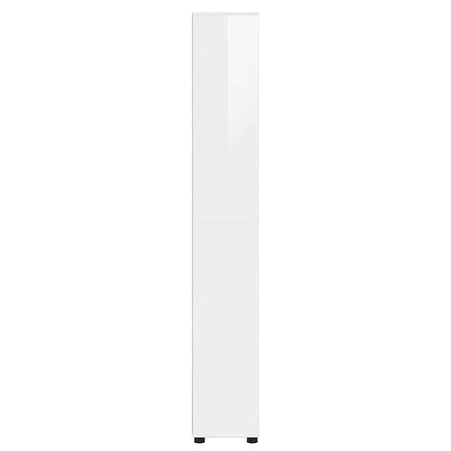 Mobile da Bagno Bianco Lucido 30,5 x 30 x 195 cm | homemem39