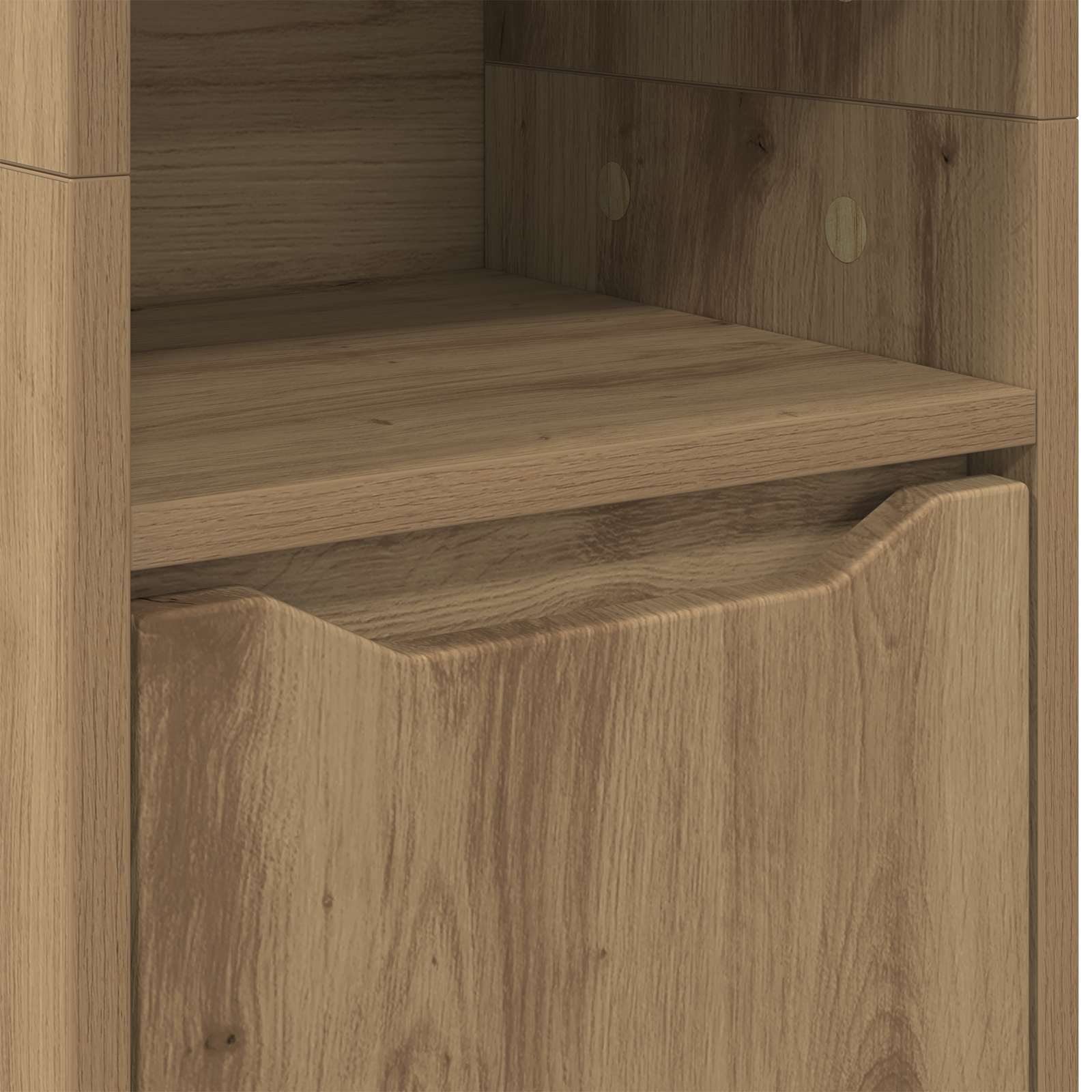 Mobile da Bagno Rovere artigianale 30,5 x 30 x 195 cm | homemem39