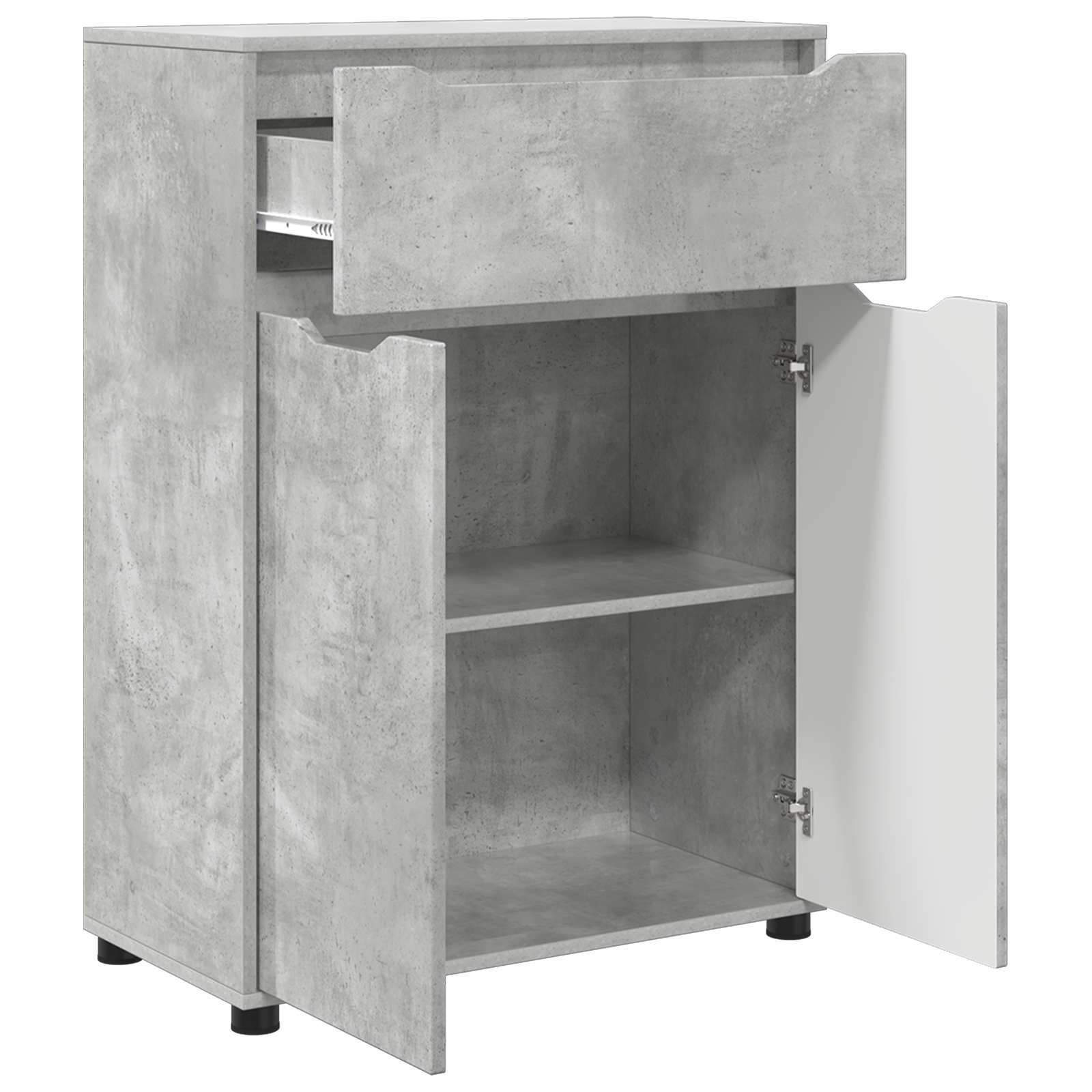 Mobile da Bagno Grigio cemento 72,5 x 36,5 x 100 cm | homemem39