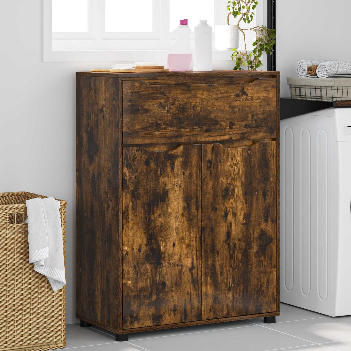 Mobile da Bagno Rovere fumé 72,5 x 36,5 x 100 cm | homemem39