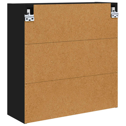 Mobiletto per specchio da bagno Nero 60 x 20 x 60 cm | homemem39