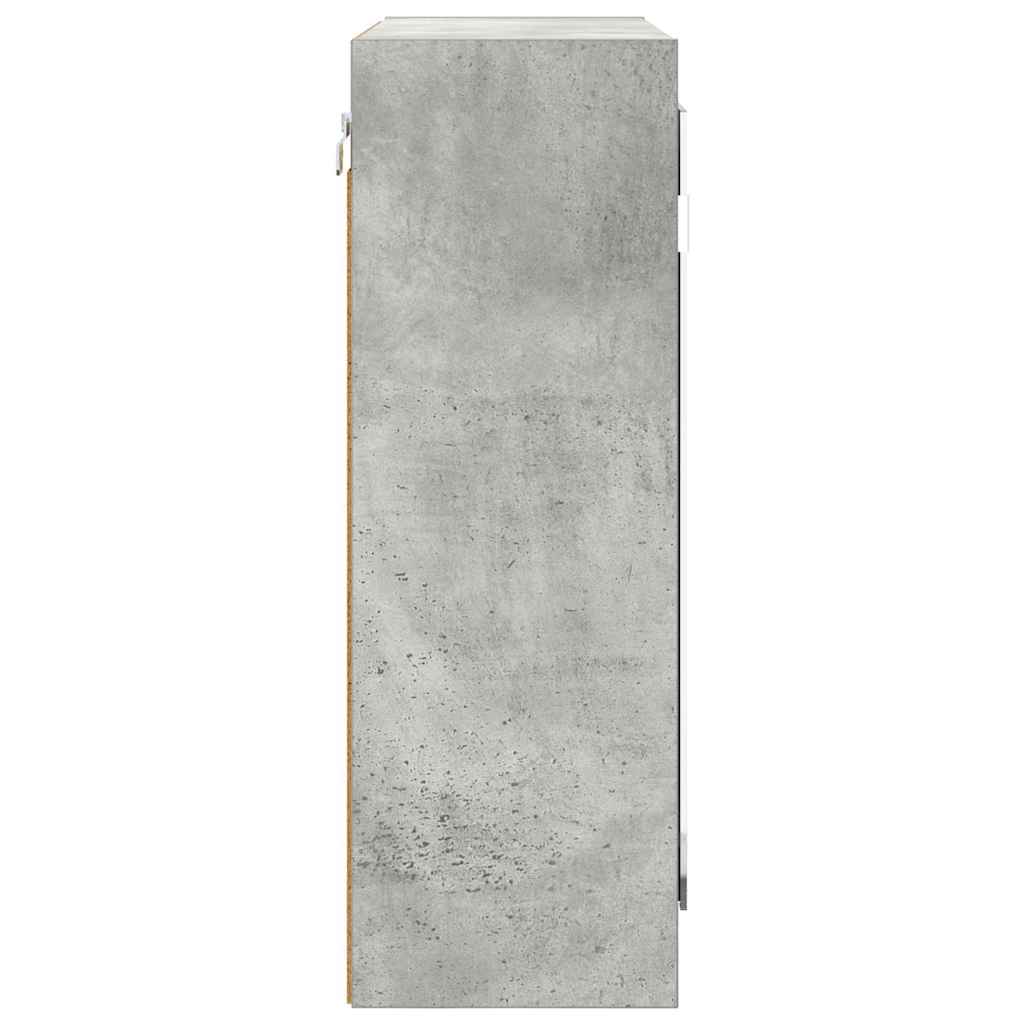 Mobiletto per specchio da bagno Grigio cemento 60 x 20 x 60 cm | homemem39