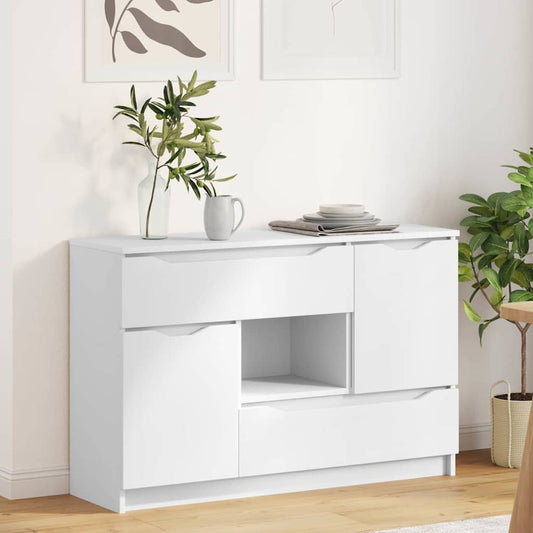 Credenza con cassetto Bianco 100 x 30 x 65,6 Legno multistrato