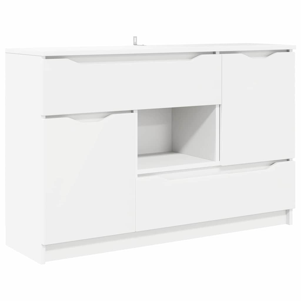 Credenza con cassetto Bianco 100 x 30 x 65,6 Legno multistrato
