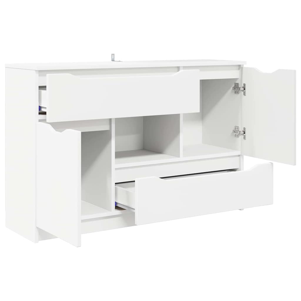 Credenza con cassetto Bianco 100 x 30 x 65,6 Legno multistrato