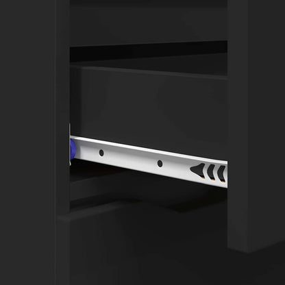 Credenza con cassetto Nero 100 x 30 x 65,6 Legno multistrato