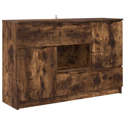 Credenza Rovere fumé 100 x 30 x 65,6 Legno multistrato