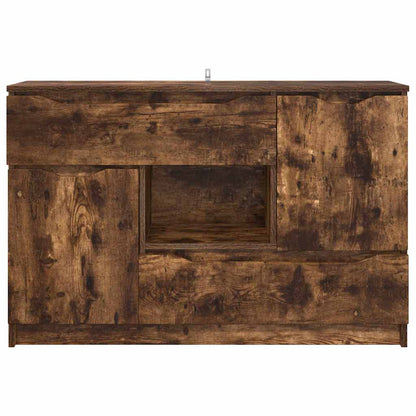 Credenza Rovere fumé 100 x 30 x 65,6 Legno multistrato