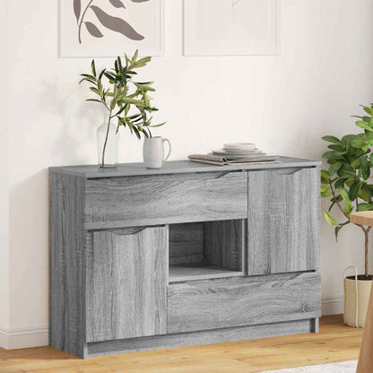 Credenza Grigio Sonoma 100 x 30 x 65,6 Legno multistrato