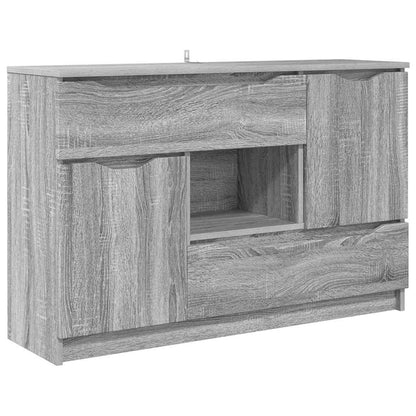 Credenza Grigio Sonoma 100 x 30 x 65,6 Legno multistrato