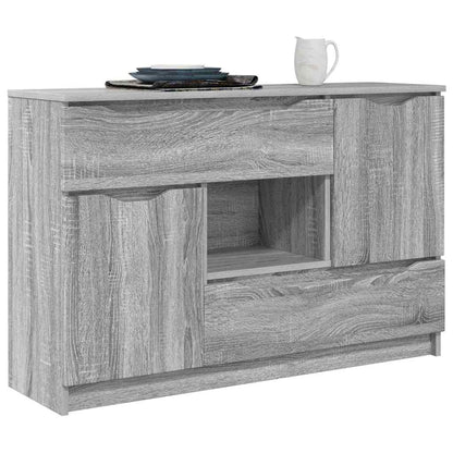 Credenza Grigio Sonoma 100 x 30 x 65,6 Legno multistrato