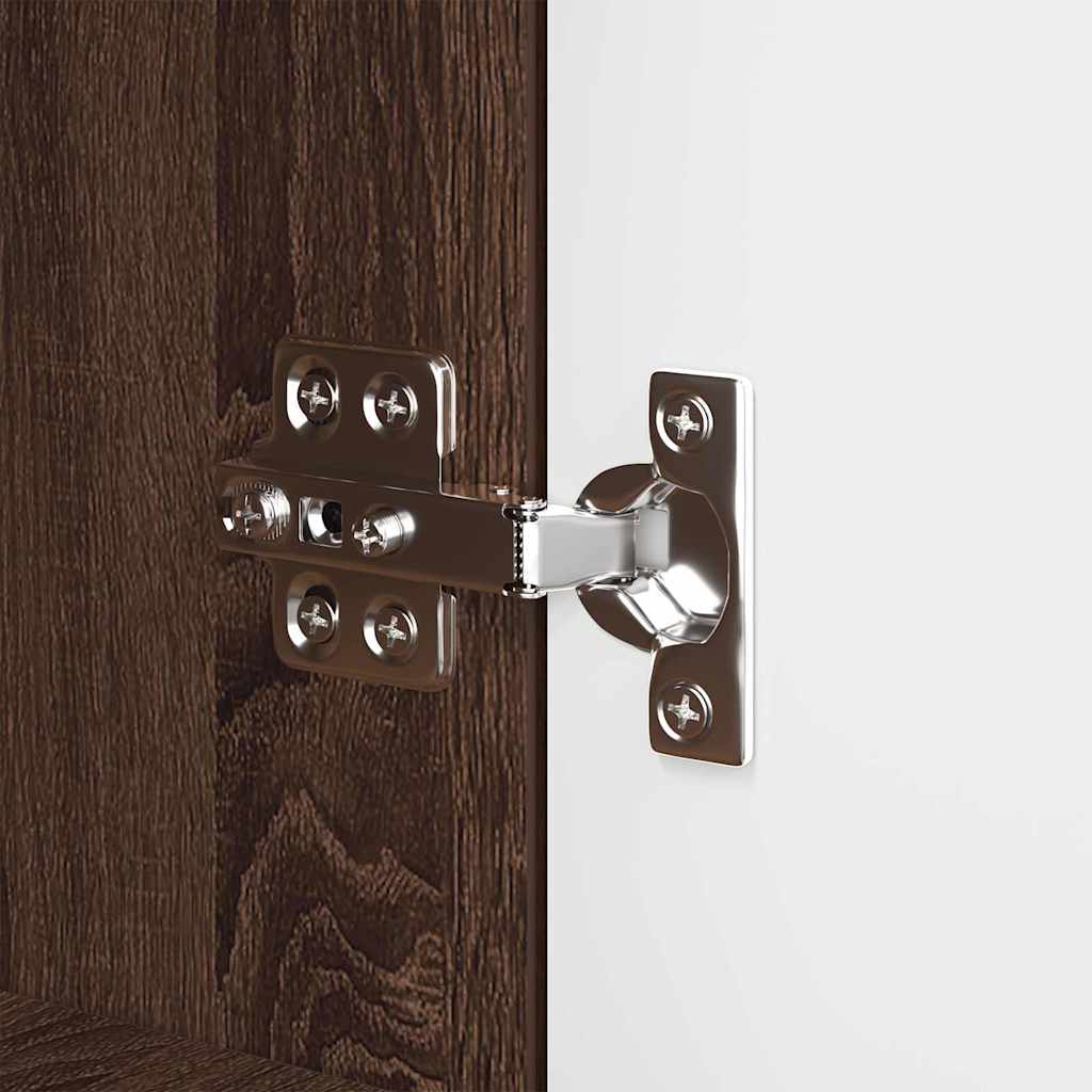 Credenza Rovere Marrone 100 x 30 x 65,6 Legno multistrato