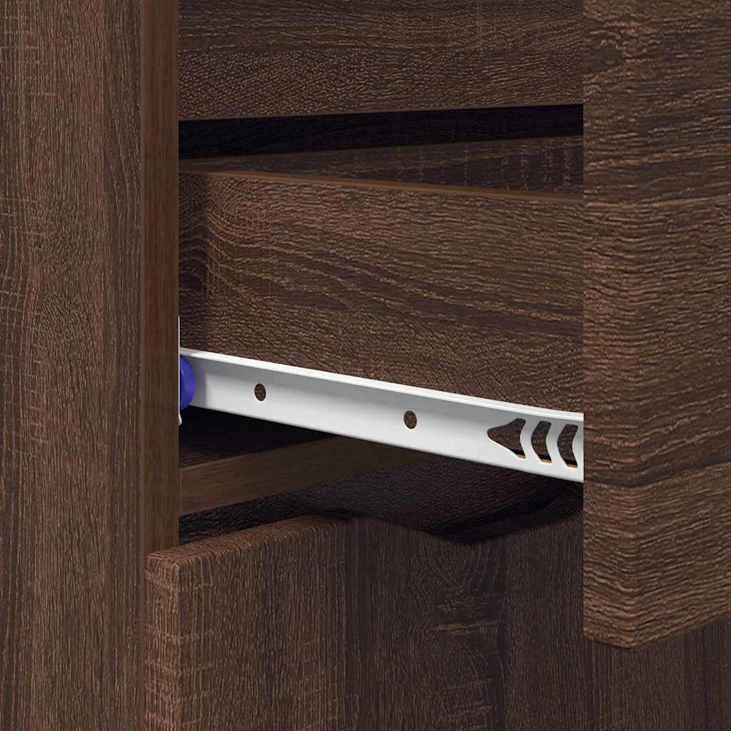 Credenza Rovere Marrone 100 x 30 x 65,6 Legno multistrato