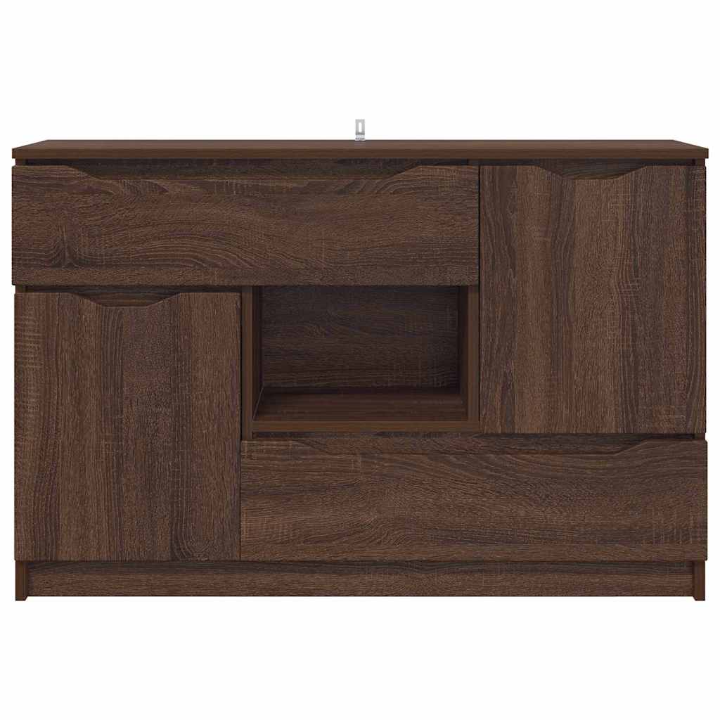 Credenza Rovere Marrone 100 x 30 x 65,6 Legno multistrato