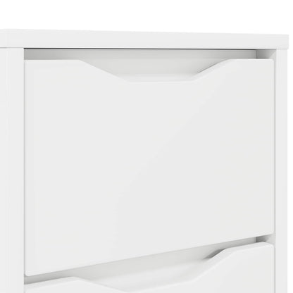 Comodini 2 pz Bianco 30,5 x 30 x 43 cm Legno ingegnerizzato