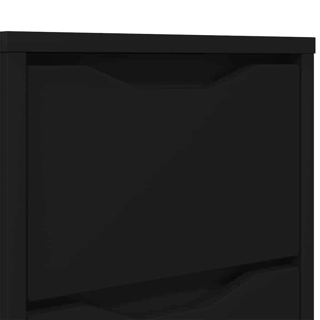 Comodini 2 pcs Nero 30,5 x 30 x 43 cm Legno multistrato | homemem39