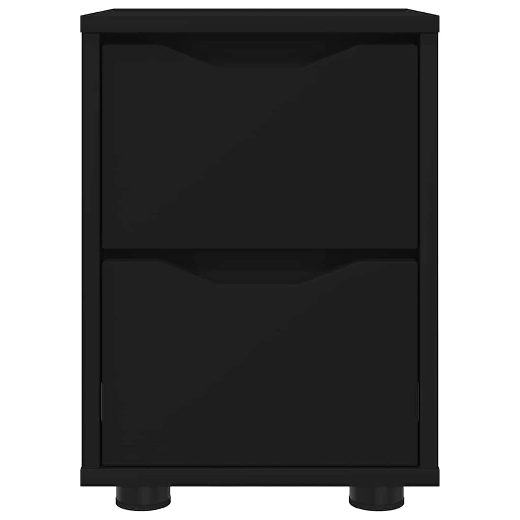 Comodini 2 pcs Nero 30,5 x 30 x 43 cm Legno multistrato | homemem39