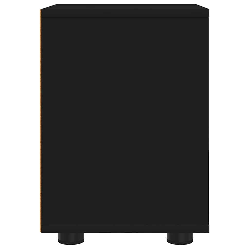 Comodini 2 pcs Nero 30,5 x 30 x 43 cm Legno multistrato | homemem39