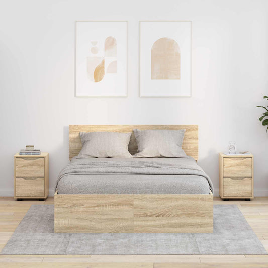 Comodini 2 pz Rovere Sonoma 30,5 x 30 x 43 cm