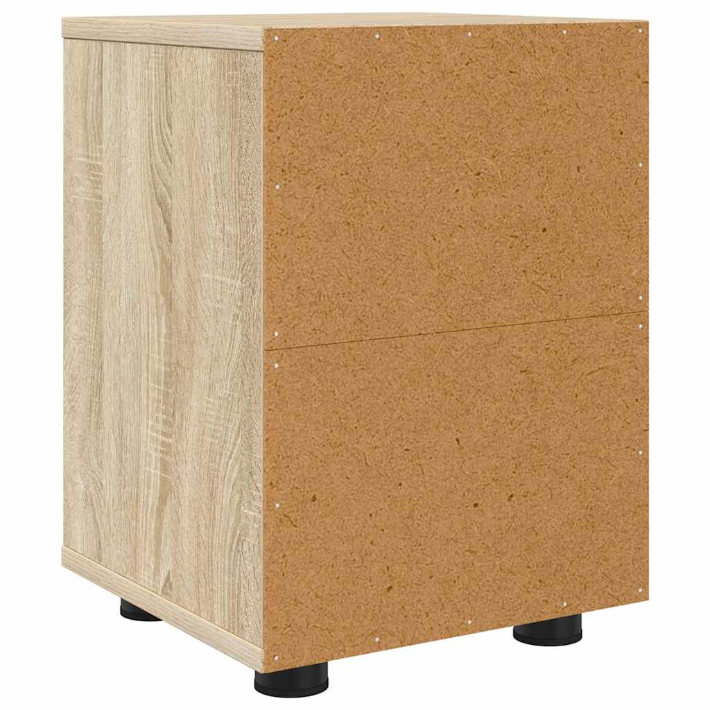 Comodini con cassetto 2 pcs Rovere Sonoma 30,5 x 30 x 43 cm | homemem39