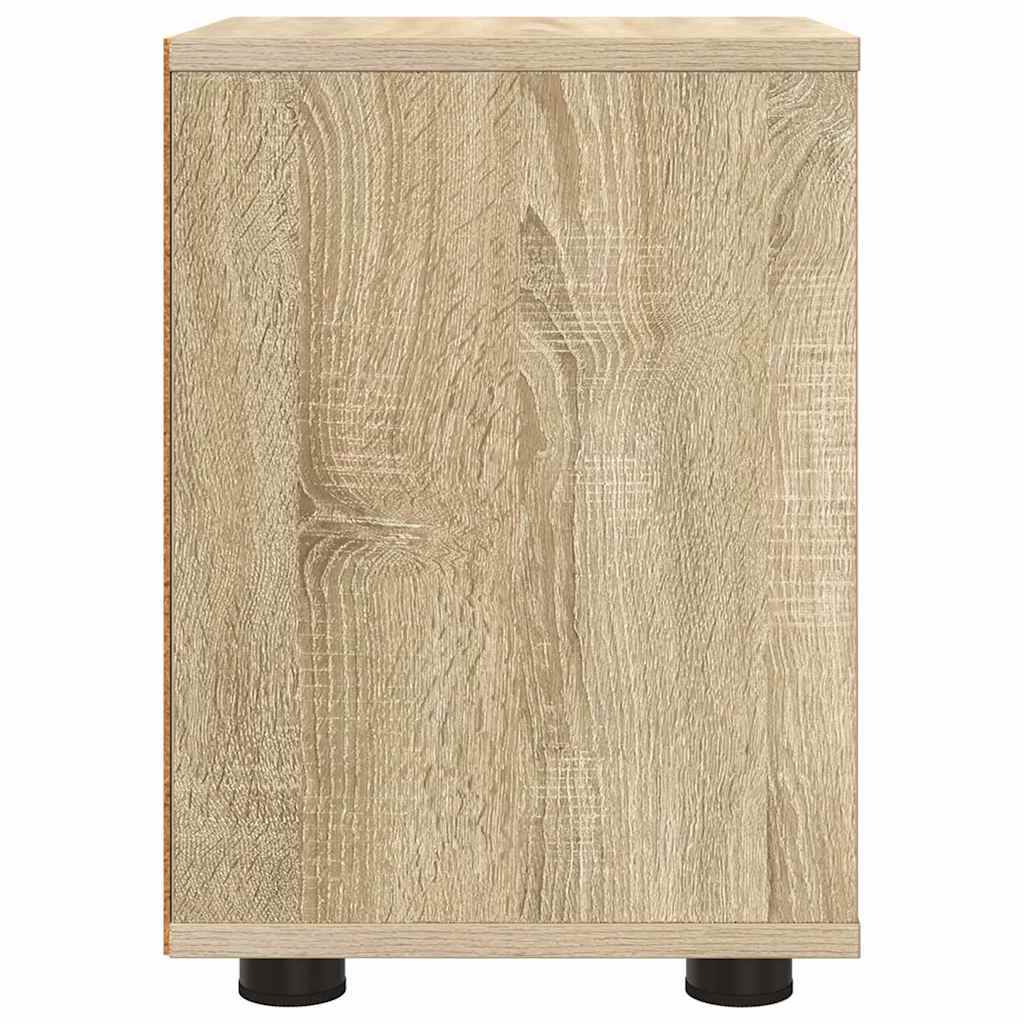 Comodini con cassetto 2 pcs Rovere Sonoma 30,5 x 30 x 43 cm
