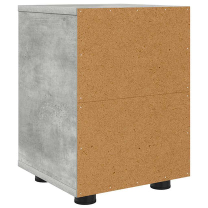 Comodino Grigio cemento 30,5 x 30 x 43 cm Legno multistrato | homemem39