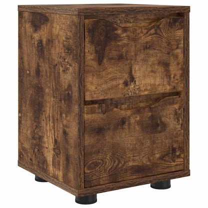 Comodino Rovere fumé 30,5 x 30 x 43 cm Legno multistrato | homemem39