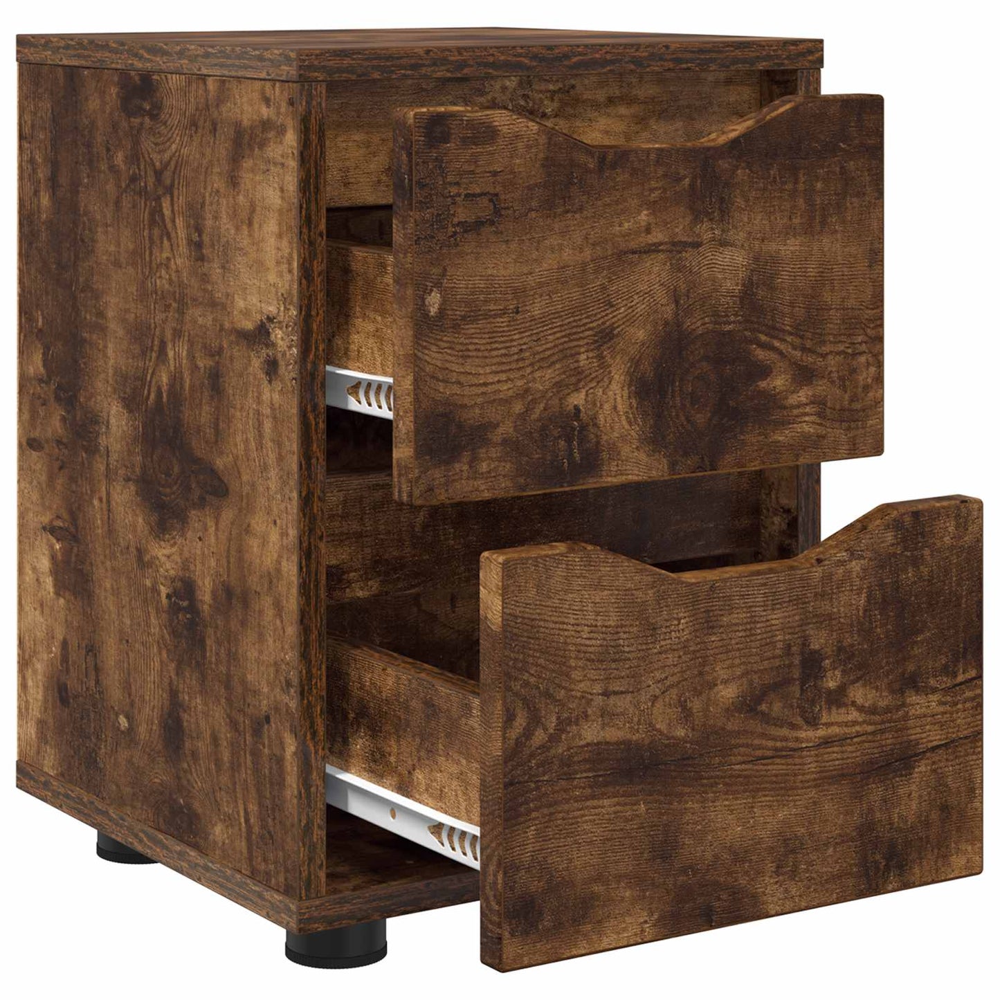 Comodino Rovere fumé 30,5 x 30 x 43 cm Legno ingegnerizzato