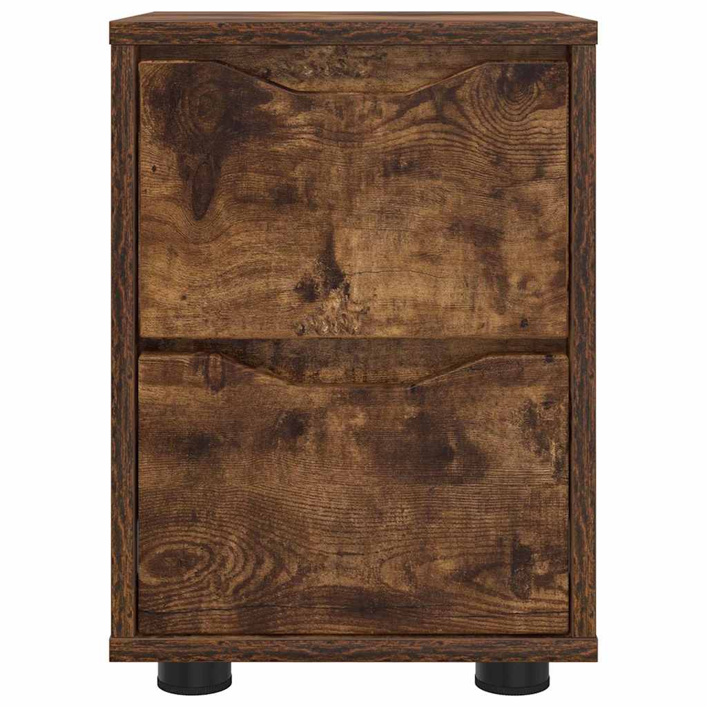Comodino Rovere fumé 30,5 x 30 x 43 cm Legno multistrato | homemem39
