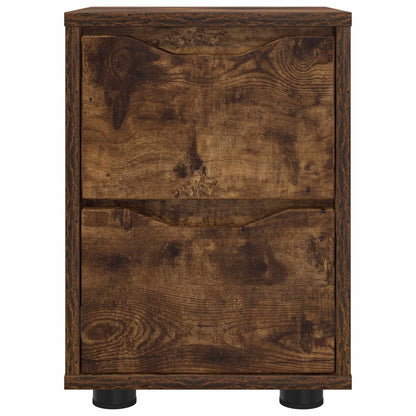 Comodino Rovere fumé 30,5 x 30 x 43 cm Legno ingegnerizzato