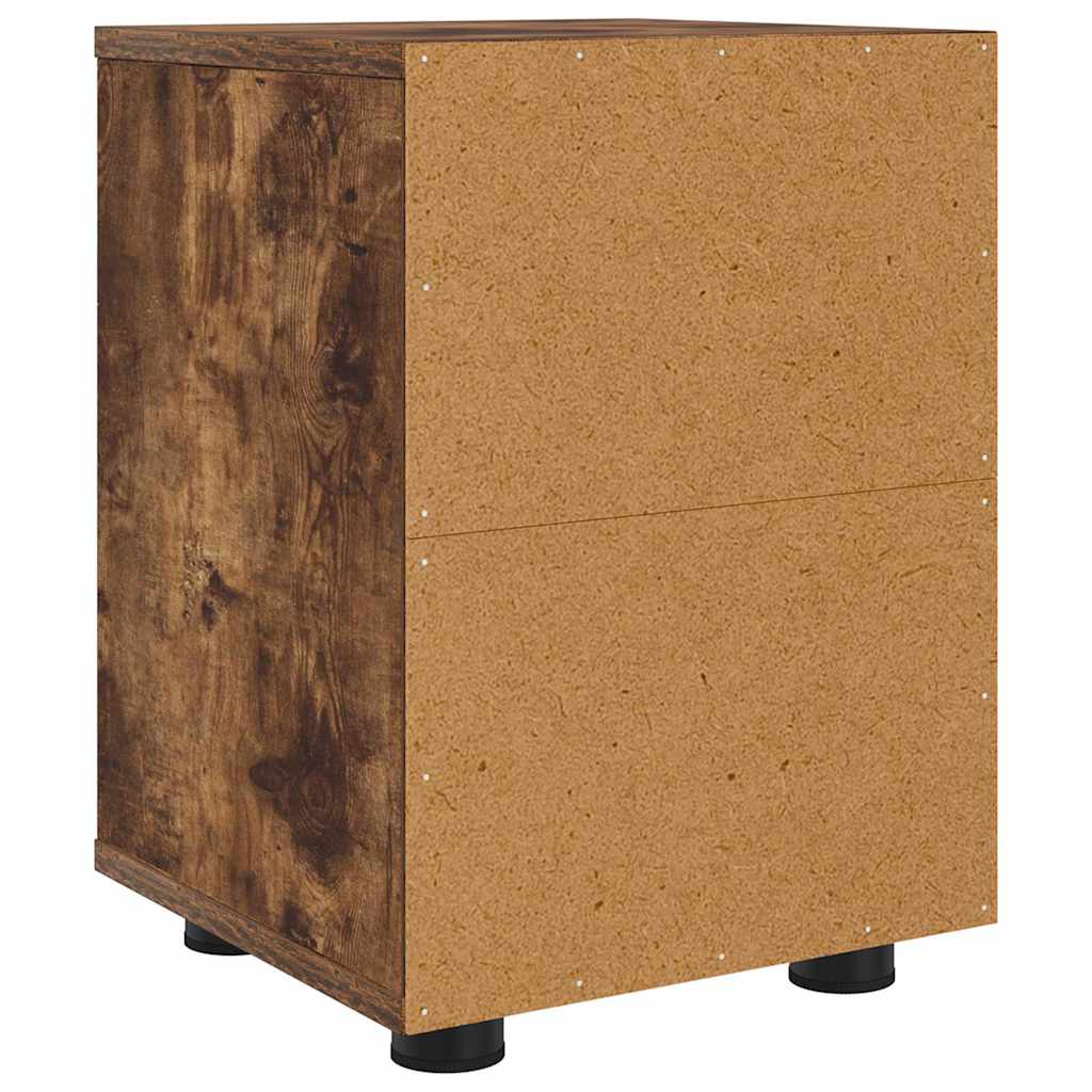 Comodini 2 pcs Rovere fumé 30,5 x 30 x 43 cm Legno multistrato | homemem39