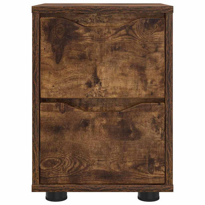 Comodini 2 pcs Rovere fumé 30,5 x 30 x 43 cm Legno multistrato | homemem39