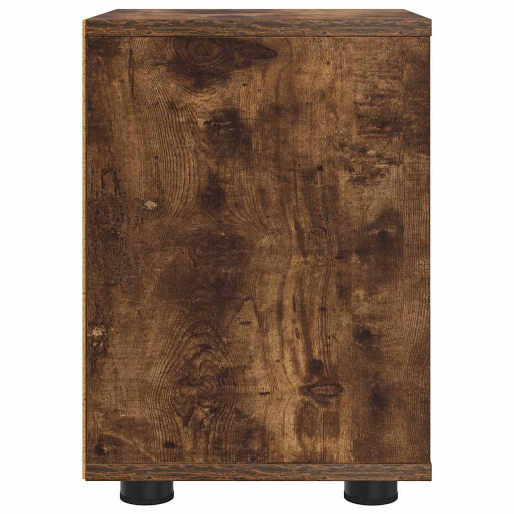 Comodini 2 pcs Rovere fumé 30,5 x 30 x 43 cm Legno multistrato | homemem39