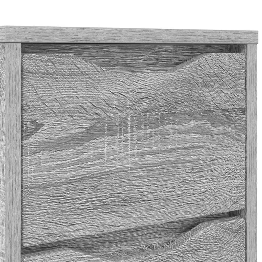 Comodino Grigio Sonoma 30,5 x 30 x 43 cm Legno multistrato | homemem39